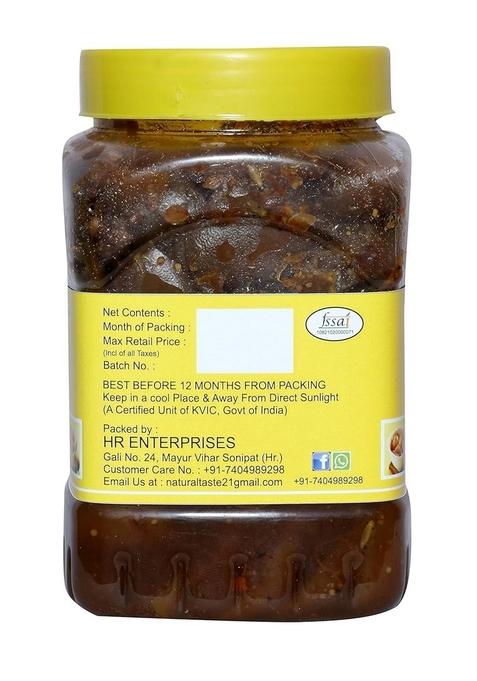 Daily Food Brand Organic Homemade Natural Sweet Lemon Pickle Nimbu Ka Achar 800Gm