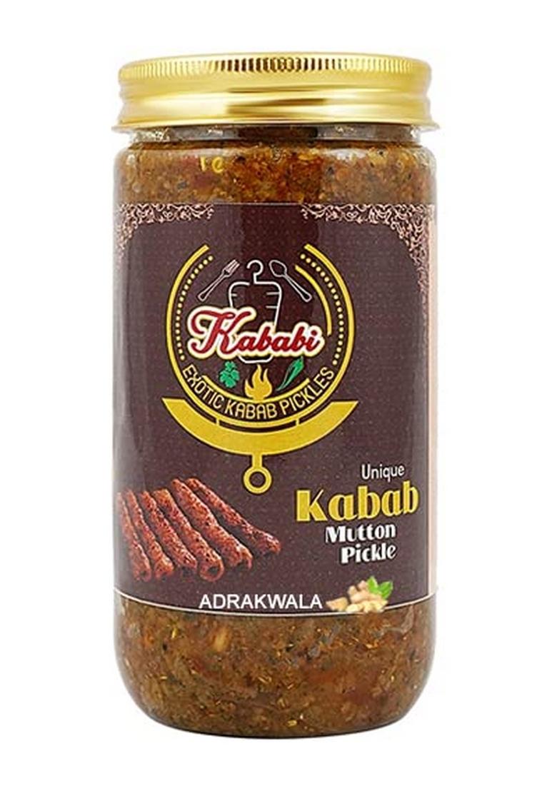 Kababi Kababi'S Adrakwala Mutton Seekh Kabab Pickle 400 Gm Unique Non Veg