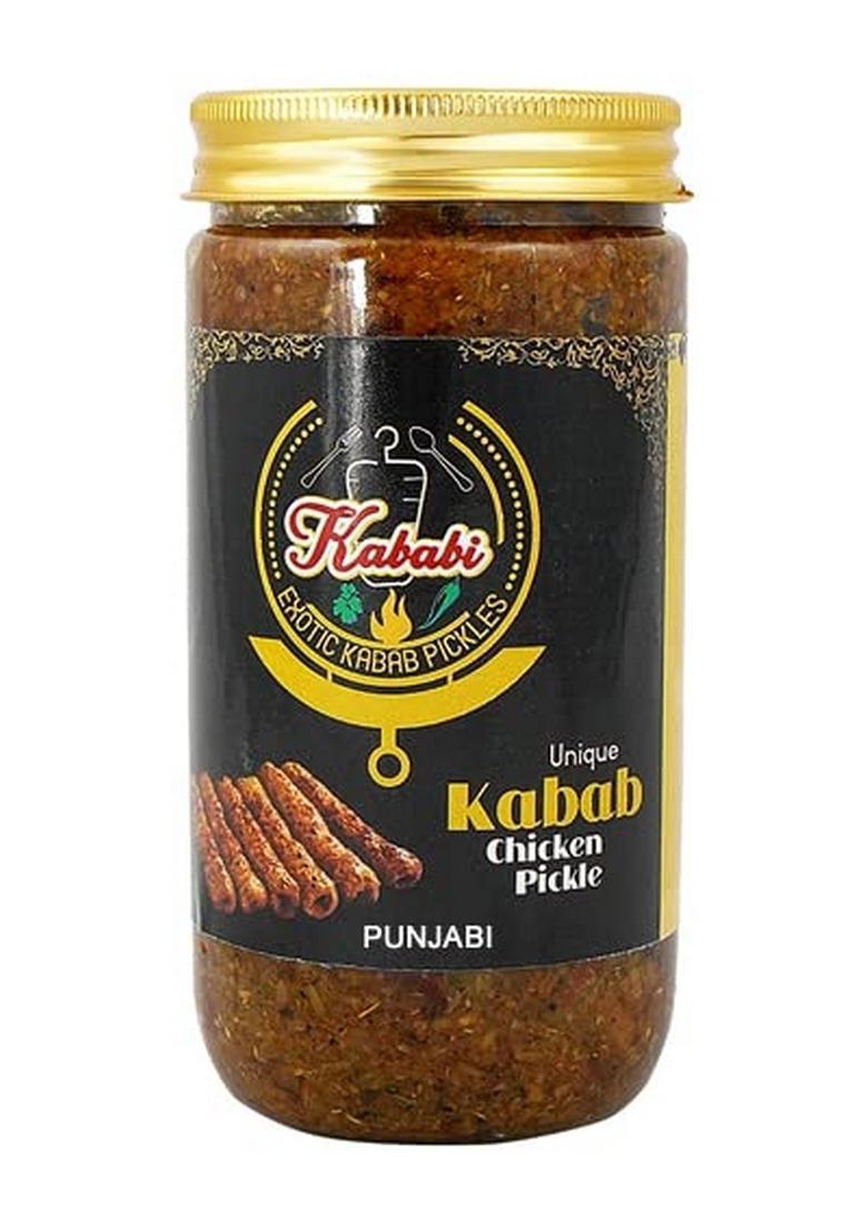 Kababi Kababi'S Punjabi Chicken Seekh Kabab Pickle 400 Gm Unique Non Veg