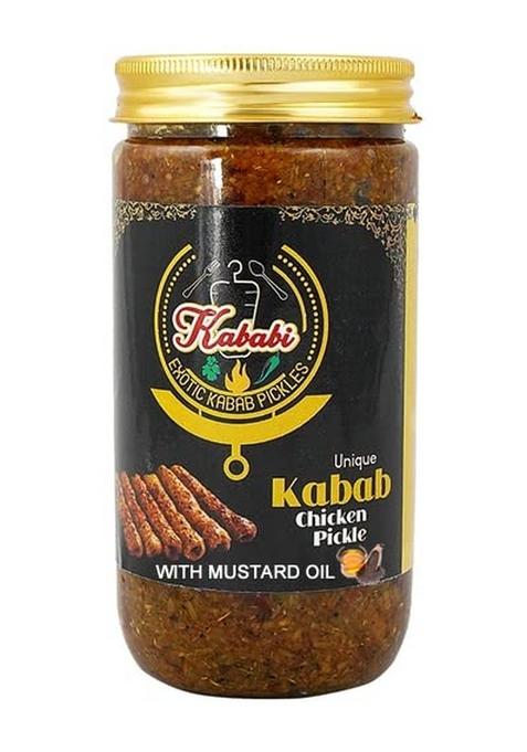 Kababi Kababi'S Mustard Chicken Seekh Kabab Pickle 400 Gm Unique Non Veg