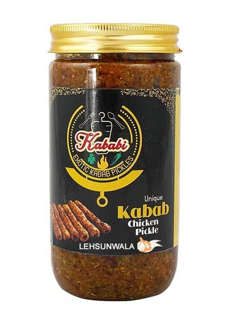 Kababi Kababi'S Lehsunwala Chicken Seekh Kabab Pickle 400 Gm Unique Non Veg