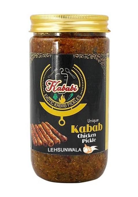 Kababi Kababi'S Lehsunwala Chicken Seekh Kabab Pickle 400 Gm Unique Non Veg