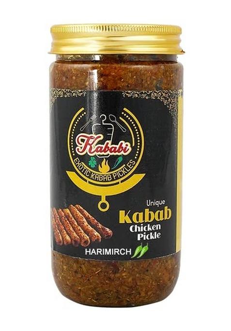 Kababi Kababi'S Chicken Seekh Kabab Pickle With Green Chilli 400 Gm Unique Non Veg