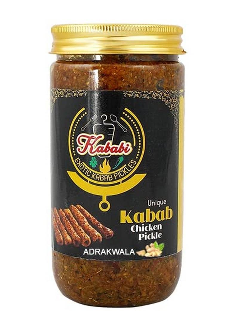 Kababi Kababi'S Adrakwala Chicken Seekh Kabab Pickle 400 Gm Unique Non Veg