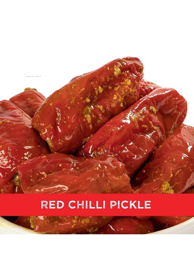 Sampada Foods | Homemade Banarasi Stuffed Red Chilli Pickle With Mustard Oil 750 Gms Pack Lal Mirchi Ka Bharwa Achar I Chilly Mild Spicy Less Used Natural Pure Hygienic