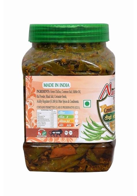 Natural Taste Rajasthani Homemade Organic Special Green Chilli Pickle Teekhi Choti Hari Mirch Ka Achar