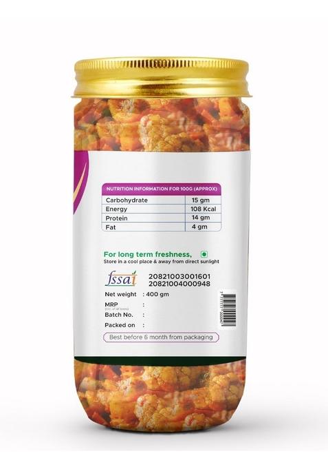 Gapru Pickle Lucknawi Gobhi Gajar Shalgam 400Grams Sweet Sour And Juicy Khatta Meetha Achar | Organic North Indian Traditional Home Made Achaar