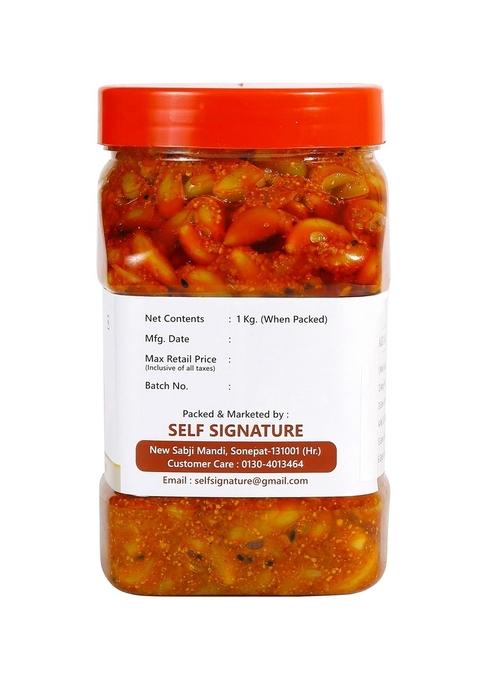 Self Signature Tasty Garlic Pickle Lahasun Ka Achaar 1Kg