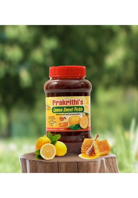 Prakrithi'S Rb Point Prakriti Food Lemon Sweet Pickle 500Gram