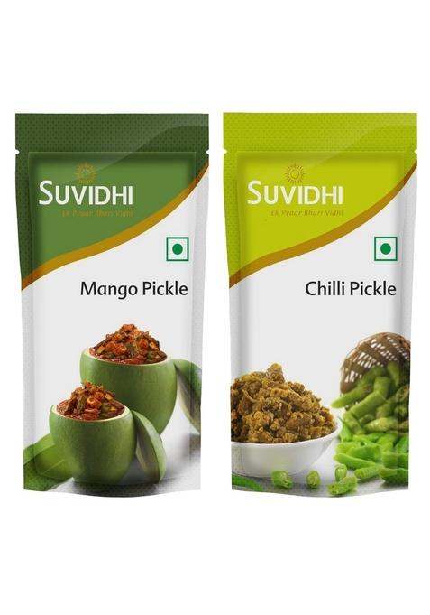 Suvidhi Mango Pickle 200Gm Chilli Each Pack Of 8