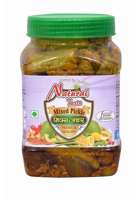 Natural Taste Homemade Organic Super Pachranga Mixed Pickle Achaar 800 Grams