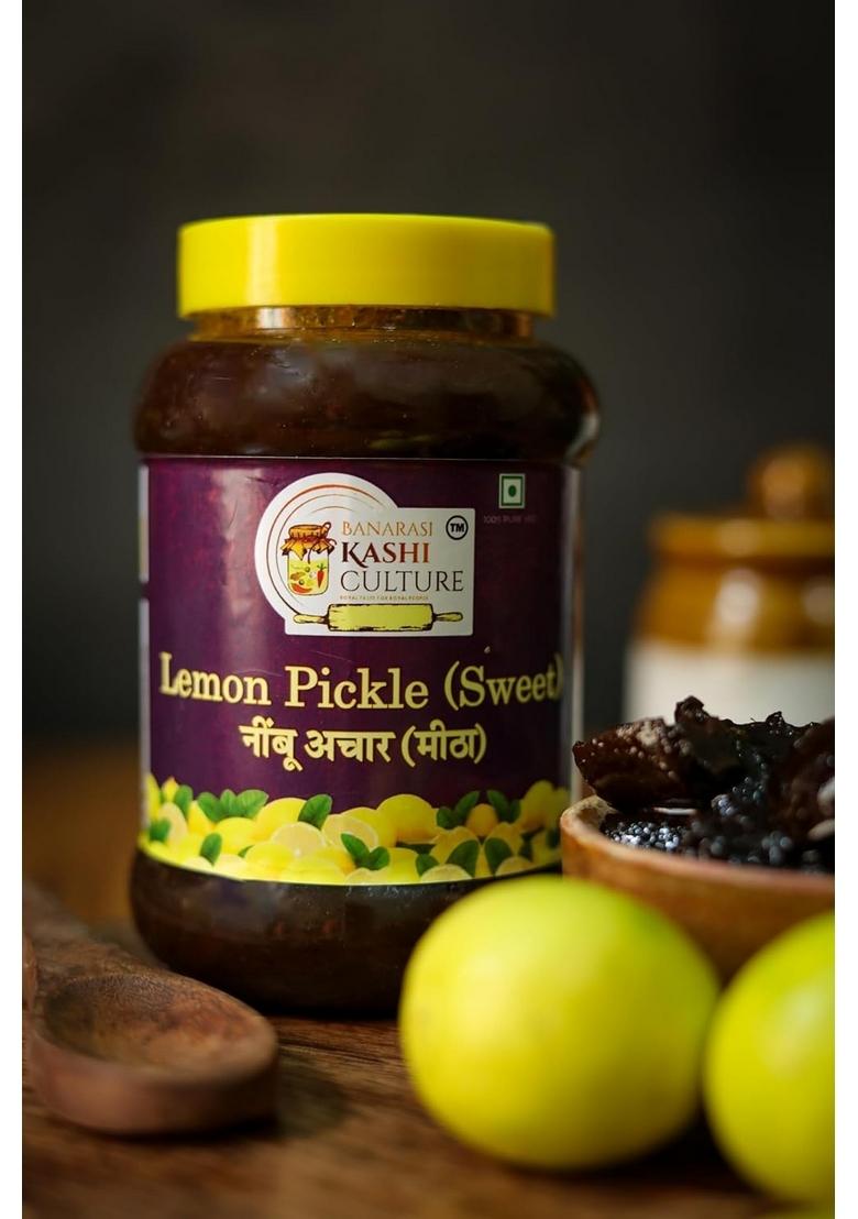 Banarasi Kashi Culture Sweet Lemon Pickle | Traditional With Handpicked Spices For A Delightful Twist 500Gm