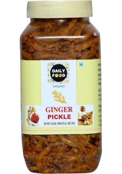 Daily Food Pure Natural Organic Dry Ginger Pickle Adrak Ka Achar 400Gm