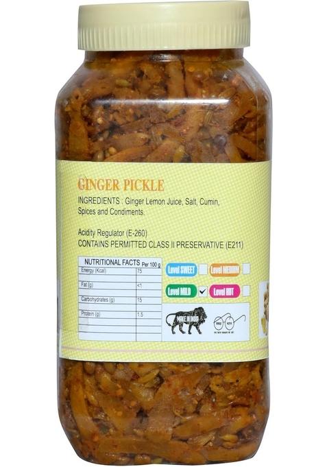 Daily Food Pure Natural Organic Dry Ginger Pickle Adrak Ka Achar 400Gm