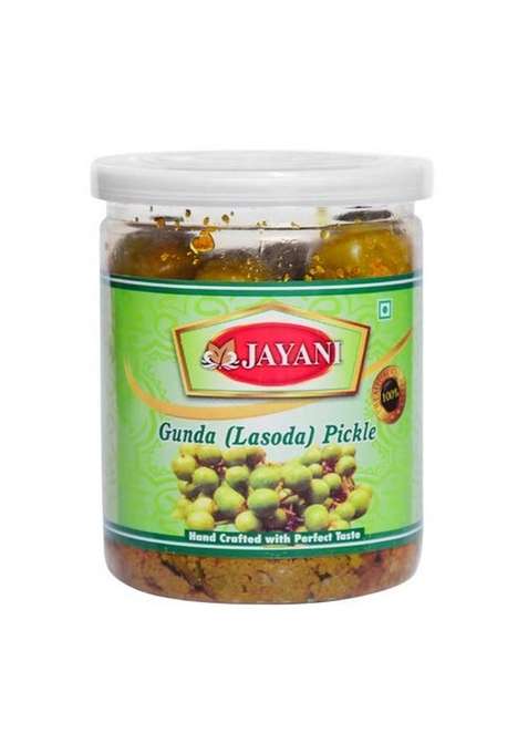 Jayani Flavorful Homemade Gunda Lasoda Pickle 400G A Tangy Delicacy Crafted With Love