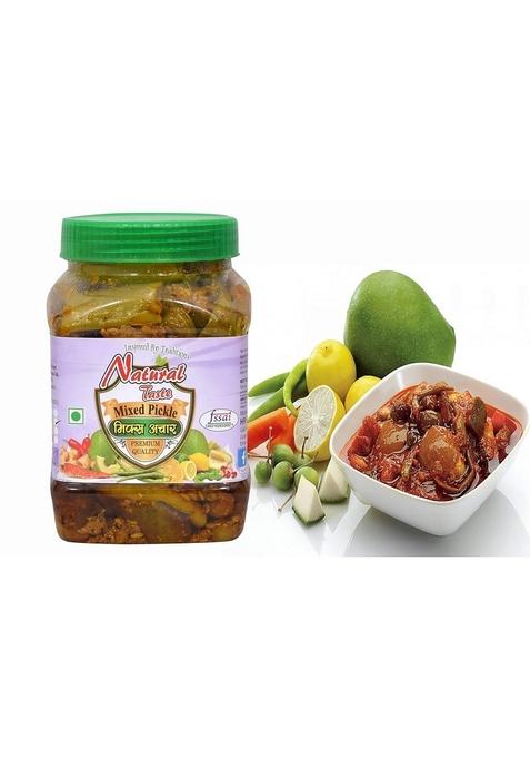 Natural Taste Homemade Organic Mix Pickle 800 Grams