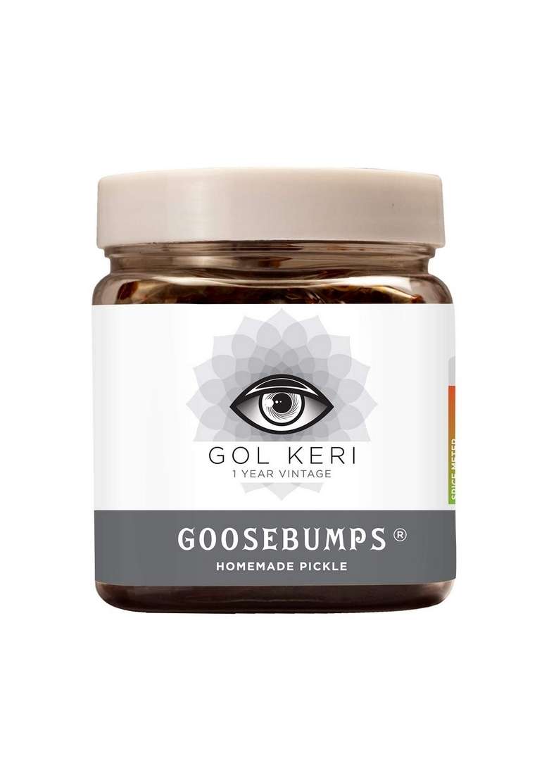 Goosebumps Homemade Vintage 1 Year Old Gol Keri Pickle Aachar Oil Less Preservative Free 250G - Indya
