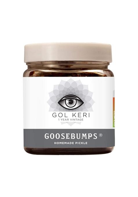 Goosebumps Homemade Vintage 1 Year Old Gol Keri Pickle Aachar Oil Less Preservative Free 250G