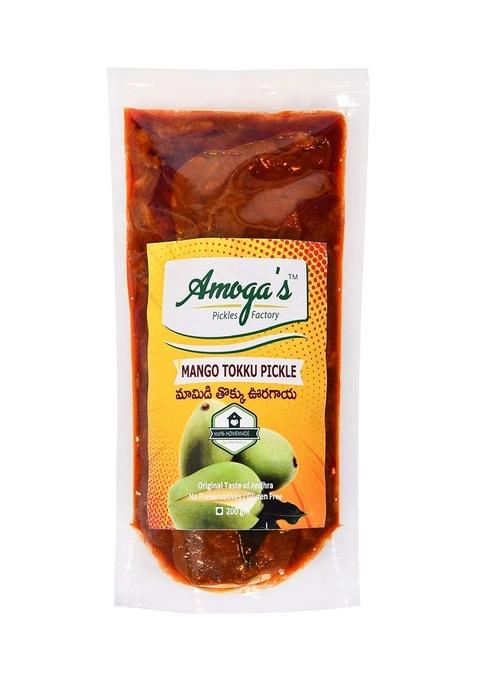 Amoga'S Pickles Factory Bitter Gourd Karela Ka Aachar Mango Thokku Aam Andhra Authentic Combo Pack 100 Natural Handmade 400 Gm Of 2 200 Each