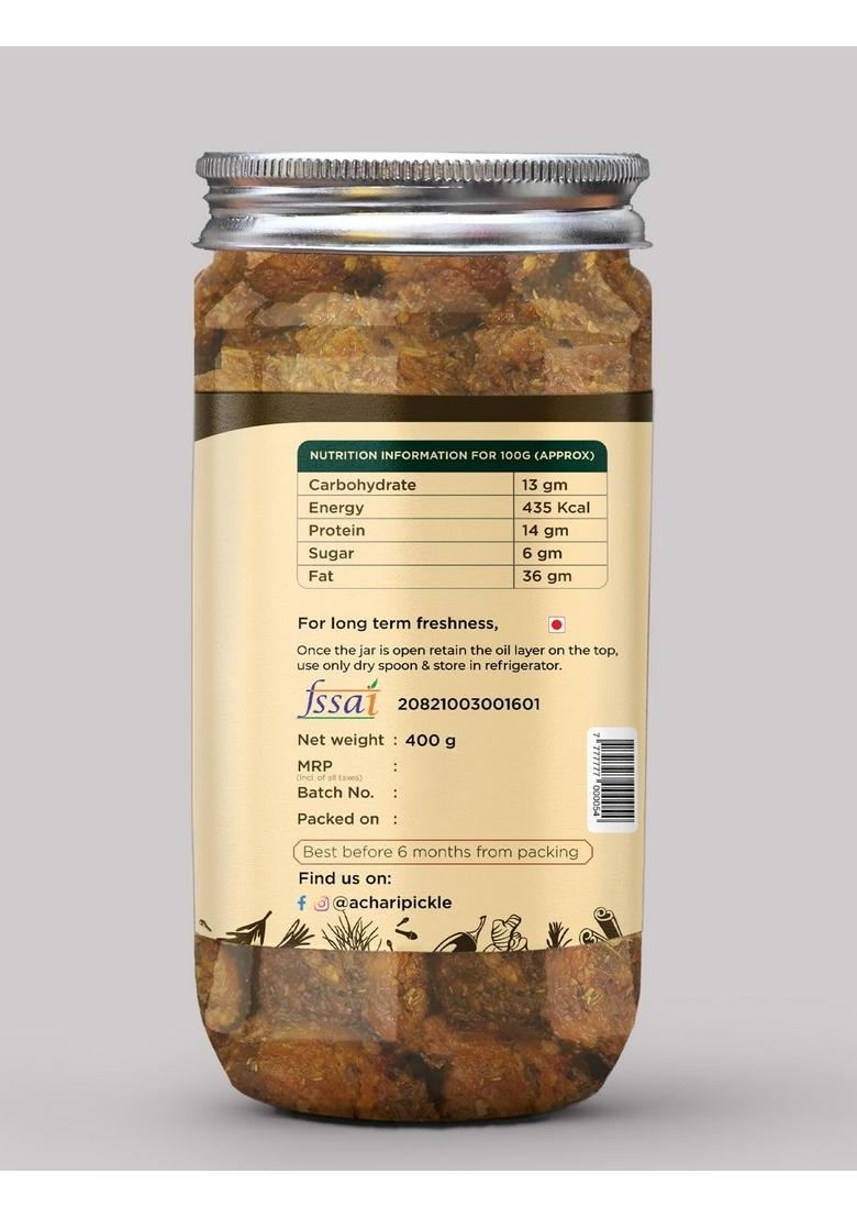 Achari Pickle Punjabi Mutton Kabab Combo 400 Gm Non Veg Achar Chicken