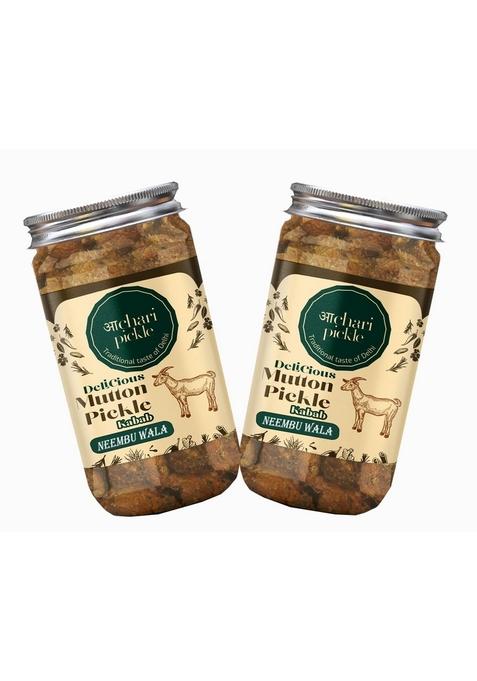 Achari Pickle Neembuwala Mutton Kabab Combo 400 Gm Non Veg Achar Chicken Achaar