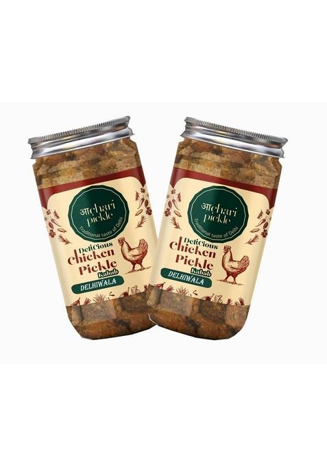 Achari Pickle Delhiwala Chicken Kabab Combo 400 Gm Non Veg Achar Mutton