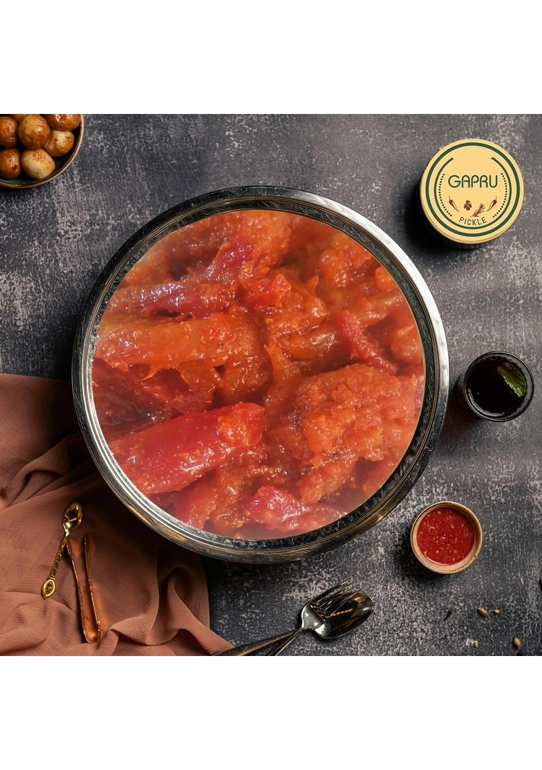 Gapru Pickle Banarasi Gobhi Gajar Shalgam 400Grams Sweet Sour And Juicy Khatta Meetha Achar | Organic North Indian Traditional Home Made Achaar