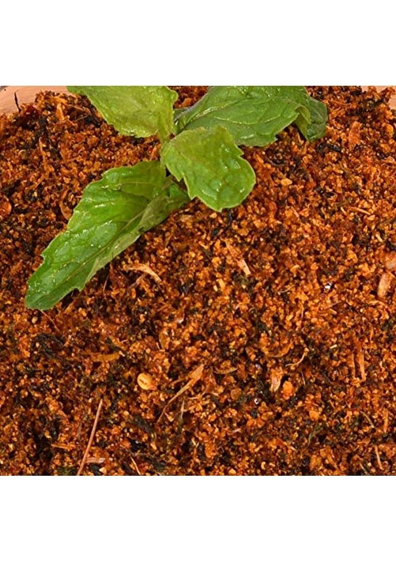 Amoga'S Pickles Factory Andhra Fresh Gooseberry Thokku Usirikaya Pickle Achar 200 Gm And Mint Pudina Leaves Karam Podi Combo Pack Of 2