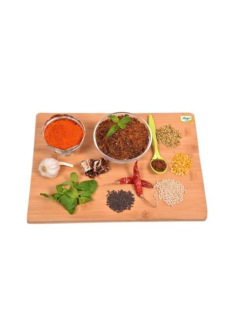 Amoga'S Pickles Factory Andhra Fresh Gooseberry Thokku Usirikaya Pickle Achar 200 Gm And Mint Pudina Leaves Karam Podi Combo Pack Of 2