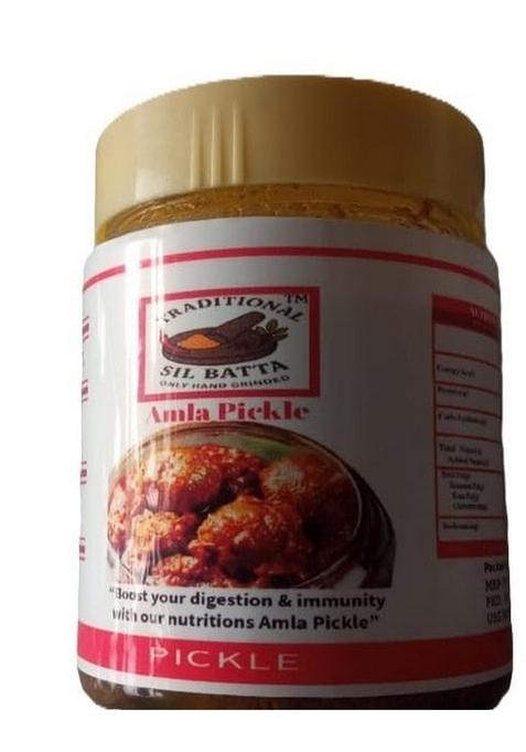 Traditional Sil Batta Hand Ground Amla Pickle No Preservatives 300Servings