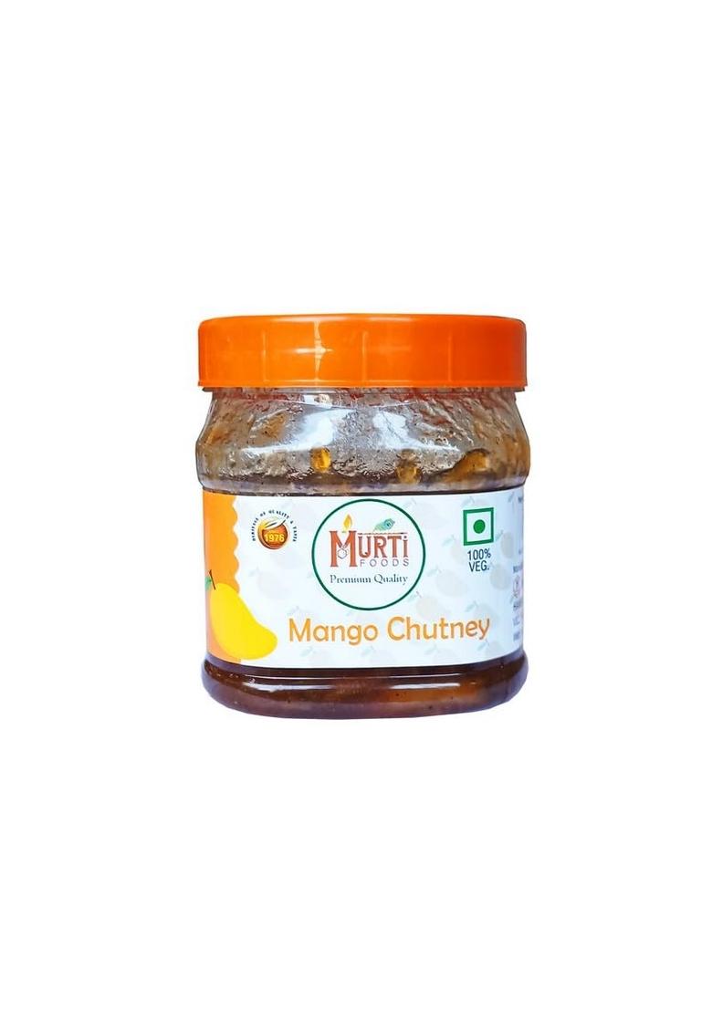 Murti Mango Chutney 400G Jar | Traditional Indian Sweet Tangy Spread Rich Flavour With Authentic Taste Hygienically Packed Ideal Snacks Meals Parathas All Age Groups