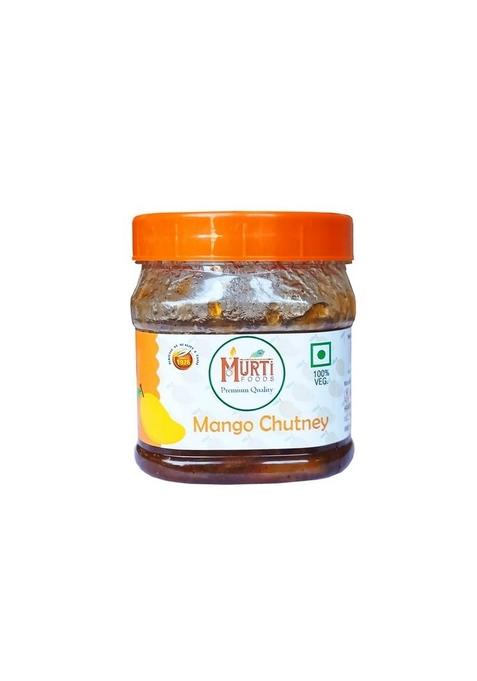 Murti Mango Chutney 400G Jar | Traditional Indian Sweet Tangy Spread Rich Flavour With Authentic Taste Hygienically Packed Ideal Snacks Meals Parathas All Age Groups