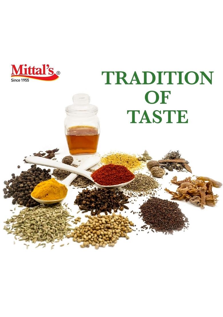 Pickle Gallery Mittal'S Mango Garlic Aam Lahsun Achar Lehsun Pickles Lassun Achaar Handmade Homely Taste South India Style 400 Gms Pet Jar