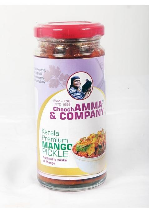 Chooch Amma Company Homemade Mango Pickle | Authentic Kerala Spicy South Indian Aam Ka Achaar Natural No Artificial Flavours Preservatives 250 Gm