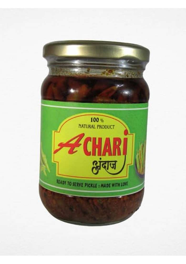 Achari अंदाज़ अंदाज़ Green Chilli Pickle 250Gm - Indya