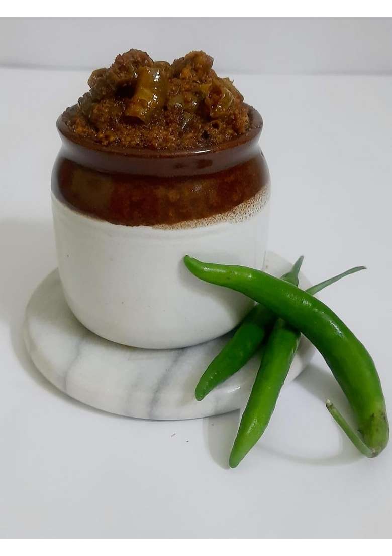 Achari अंदाज़ अंदाज़ Green Chilli Pickle 250Gm - Indya