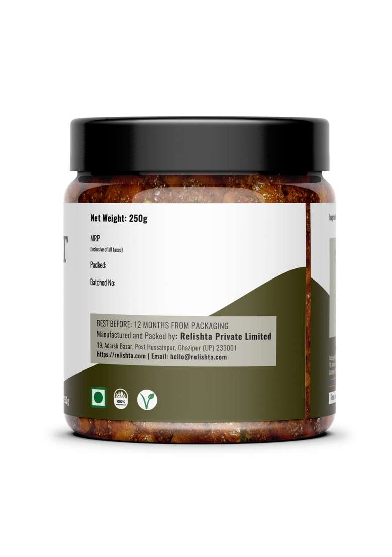 Relishta Jackfruit Mixed Lal Mirch Pickle Kathal Ka Achar 3X250G Less Oil Homemade - Indya