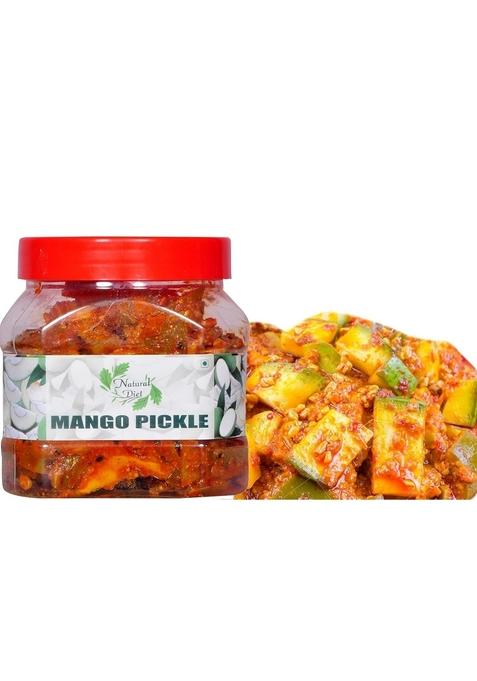 Natural Diet Maa Ka Hath Mother Made Homemade Masalo Se Bana Chatpata Mango Pickle Kacche Amm Achar In Low Oil Salt 400 Gram You Are Being Served Mothers Love
