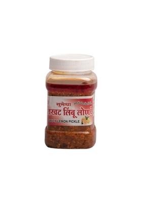 Umed Mart Vardhini Spicy Lemon Pickle | Made With Natural Ingredients No Artificial Essence Handcrafted By Women Artisans Traditional Tangy Supports Rural Livelihoods Pack Of 250G