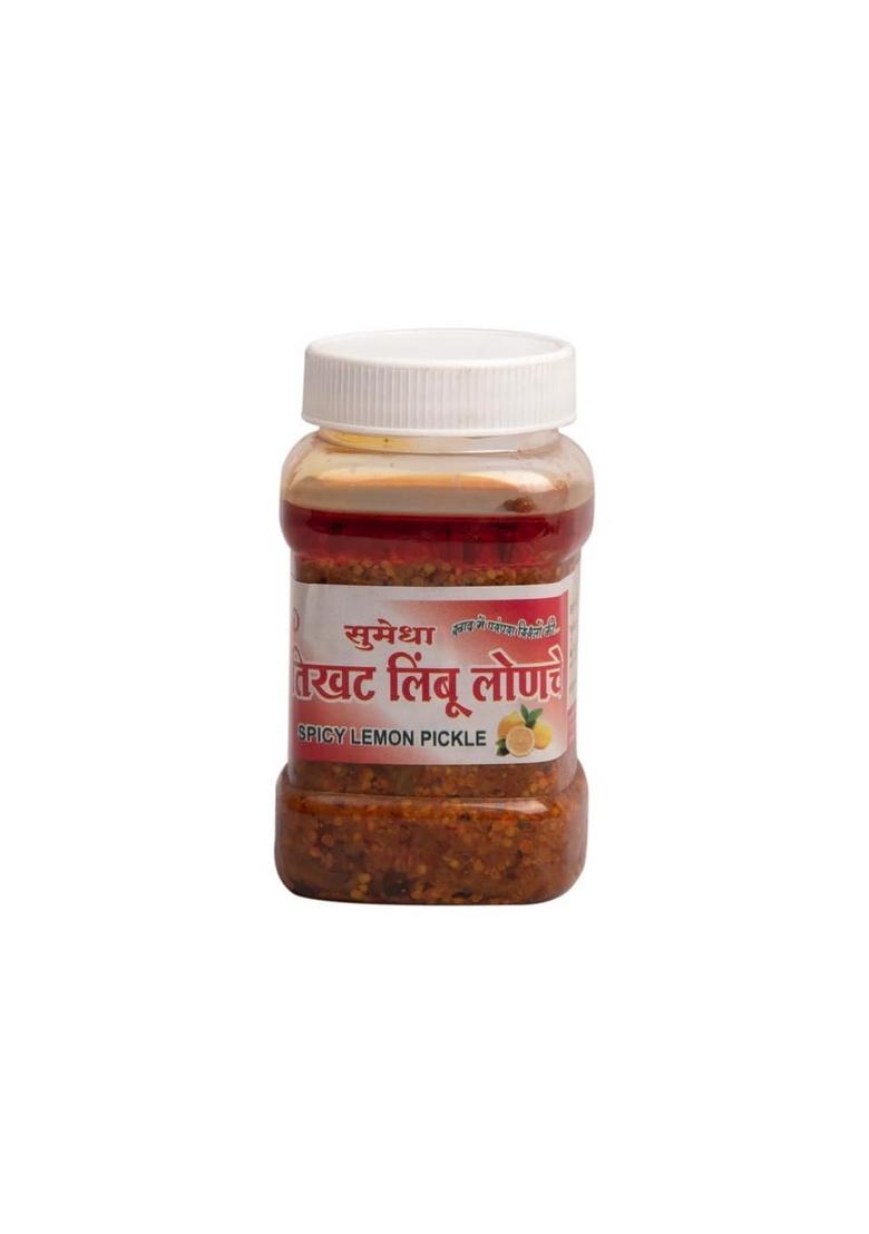 Umed Mart Vardhini Spicy Lemon Pickle | Made With Natural Ingredients No Artificial Essence Handcrafted By Women Artisans Traditional Tangy Supports Rural Livelihoods Pack Of 250G