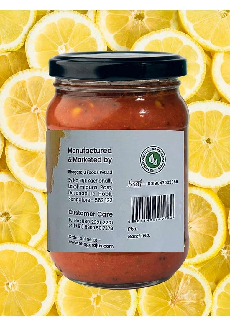 Bhogarajus Chokhi Dhani Andra Style Mango Thokku Pickle Lime 300G Each Pack Of 2 X 300 G - Indya
