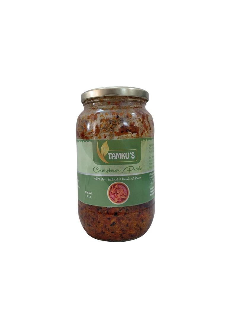 Tamku'S Cauliflower Pickles Rajasthani Homemade Achaar With Premium Spices Natural Ingredients No Preservatives Fresh And Flavorful Traditional Indian Pickle For Roti Paratha Rice More 1 Kg