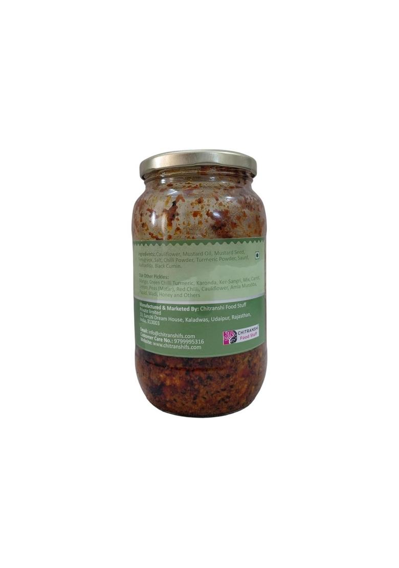 Tamku'S Cauliflower Pickles Rajasthani Homemade Achaar With Premium Spices Natural Ingredients No Preservatives Fresh And Flavorful Traditional Indian Pickle For Roti Paratha Rice More 1 Kg