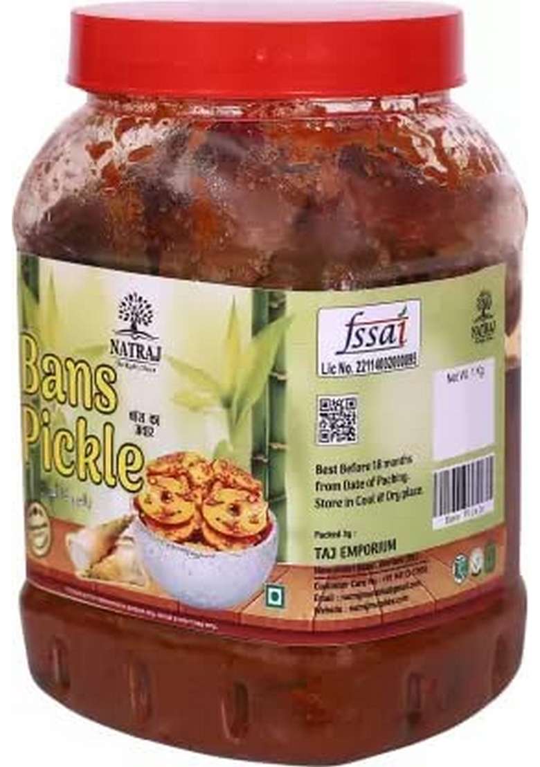 Natraj The Right Choice Bans Ka Achar Bamboo Pickle 500G - Indya