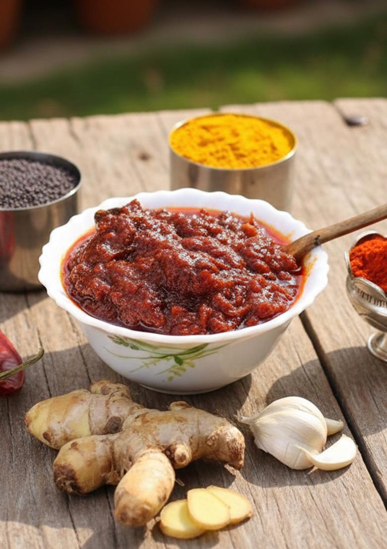 Sitara Foods Ginger Pickle Allam Pachadi Achar Andhra Style Home Made 1000 Grams Pack