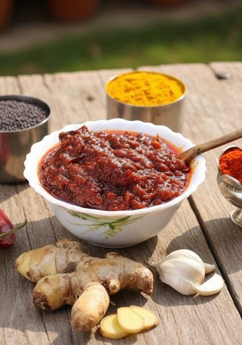 Sitara Foods Ginger Pickle Allam Pachadi Achar Andhra Style Home Made 1000 Grams Pack