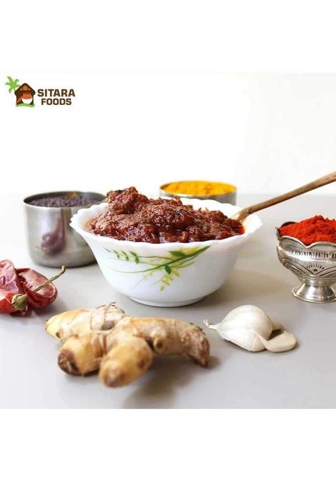 Sitara Foods Ginger Pickle Allam Pachadi Achar Andhra Style Home Made 1000 Grams Pack