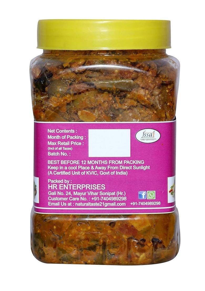 Daily Food Homemade Organic Natural Mixed Pickle Mix Vegetable Achar 400G