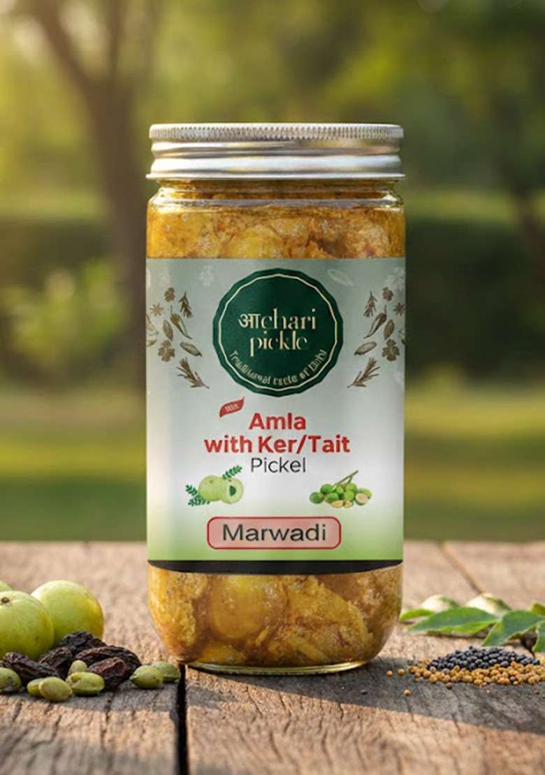 Achari Pickles Garlic With Mango Mix Pickle Punjabi 400 Gm Ghar Ka Achar - Indya