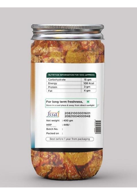 Achari Pickles Radish With Carrot Mix Pickle Marwadi 400 Gm Ghar Ka Achar